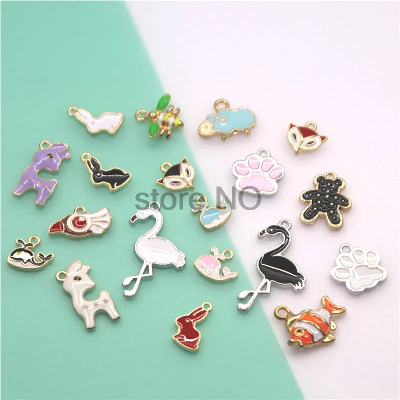 10pcs/lot Animals Charm Oil Drop Zinc Alloy Colourful deer sheep bear flamingo fox whale fish bee rabbit bird enamel Charm
10pcs/lot Animals Charm Oil Drop Zinc Alloy Colourful deer sheep bear flamingo fox whale fish bee rabbit bird enamel Charm