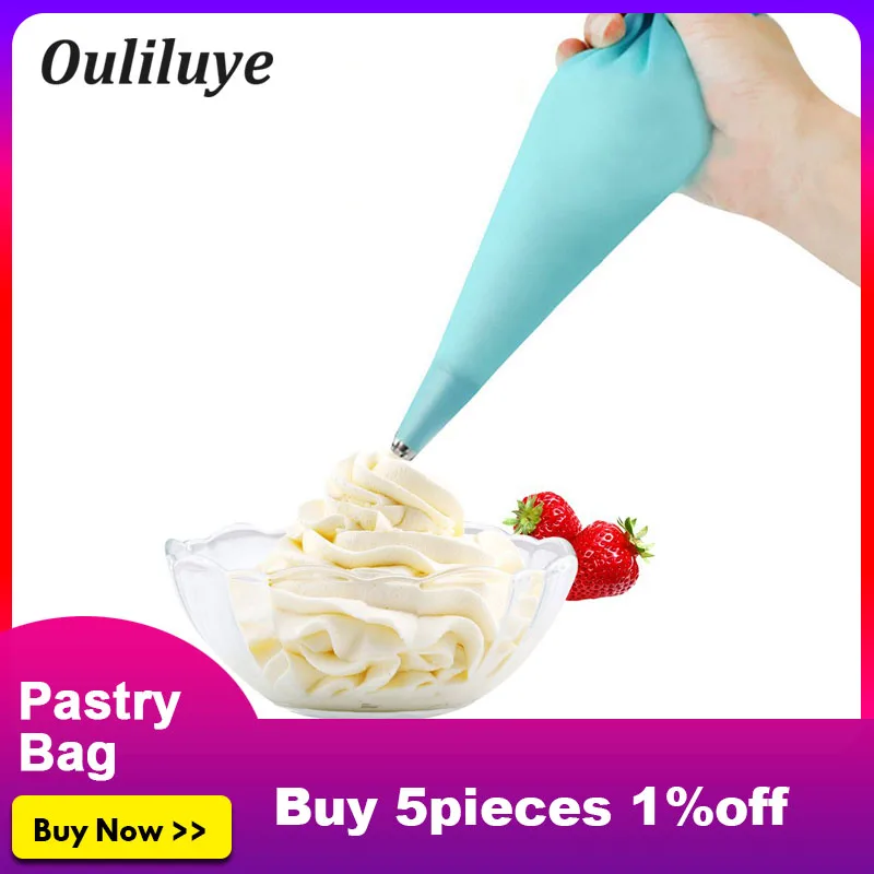 New 1pcs Kitchen Pastry Tools Reusable Silicone Cake Decorating Bag Kitchen Cake Dessert Icing Piping Decorators Silicone Bags
New 1pcs Kitchen Pastry Tools Reusable Silicone Cake Decorating Bag Kitchen Cake Dessert Icing Piping Decorators Silicone Bags