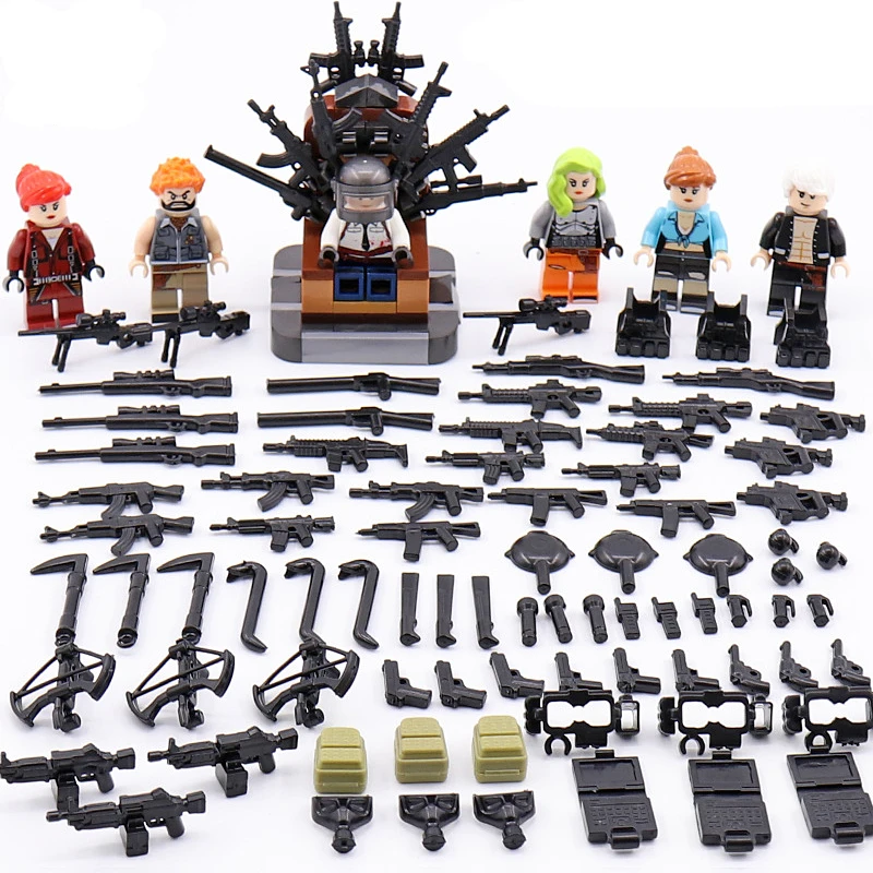 2018 Military Figures Airdrop PUBG Army Brick Sets Many Weapon Guns Compatible LegoINGlys Soldiers Building Blocks Boy Toys Gift
2018 Military Figures Airdrop PUBG Army Brick Sets Many Weapon Guns Compatible LegoINGlys Soldiers Building Blocks Boy Toys Gift