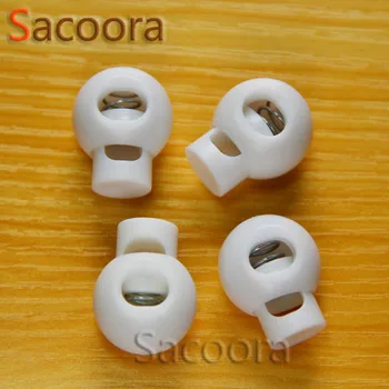 1000pcs/pack Cord Lock Round Ball Toggle Stopper Plastic Toggle Clip White Widely For Bag Backpack/Clothing Free Shipping
1000pcs/pack Cord Lock Round Ball Toggle Stopper Plastic Toggle Clip White Widely For Bag Backpack/Clothing Free Shipping
