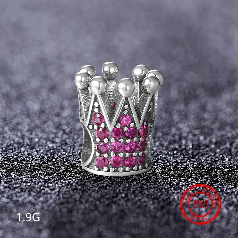 100% Genuine 925 Sterling Silver Crown Transparent CZ Beads Charm Beads for Bracelet Pendant DIY Jewelry Original Gifts
100% Genuine 925 Sterling Silver Crown Transparent CZ Beads Charm Beads for Bracelet Pendant DIY Jewelry Original Gifts