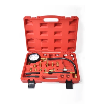 Fuel Pressure Gauge Set Fuel Meter Fuel Indicator Fuel Inspection Pressure Tester Kit With Box Car Diagnostic Tool
Fuel Pressure Gauge Set Fuel Meter Fuel Indicator Fuel Inspection Pressure Tester Kit With Box Car Diagnostic Tool