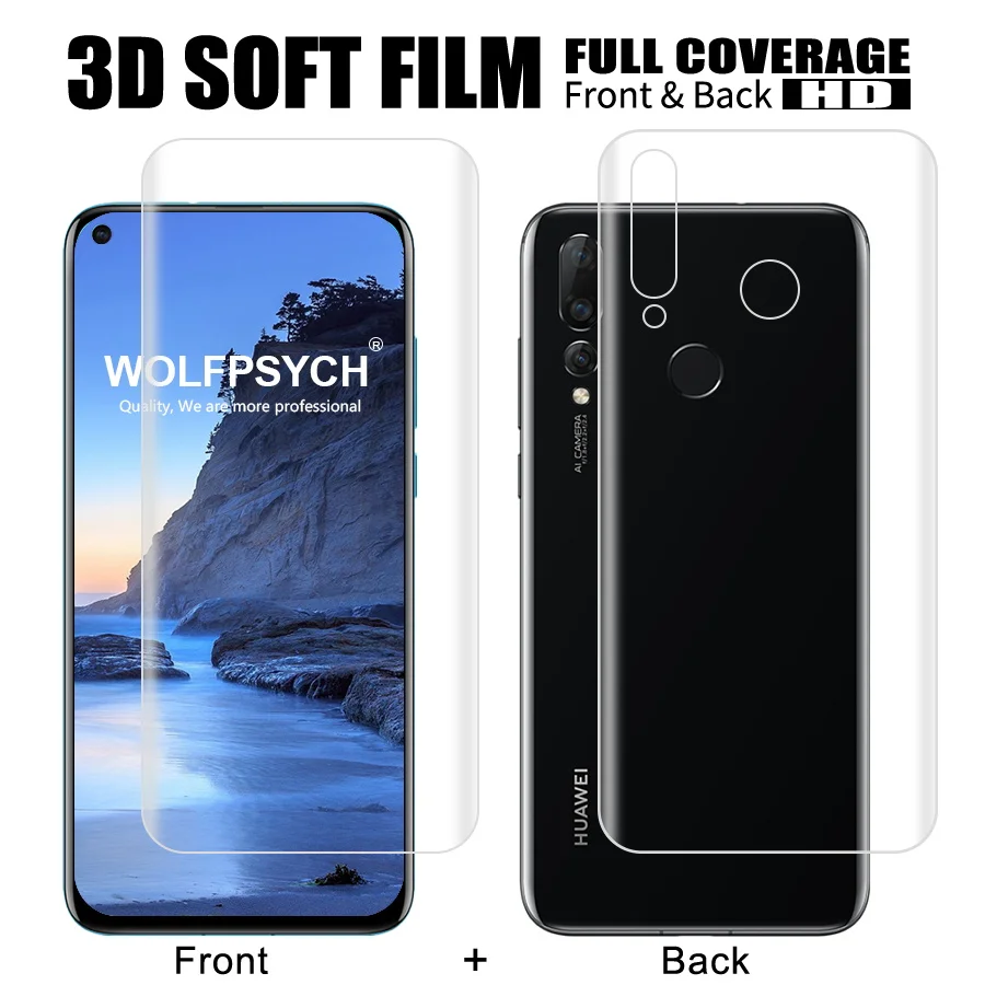 Front + Back Soft Film For Huawei Nova 4 Screen Full Cover Protector For Nova 4 Silicone Hydrogel Sticker
Front + Back Soft Film For Huawei Nova 4 Screen Full Cover Protector For Nova 4 Silicone Hydrogel Sticker