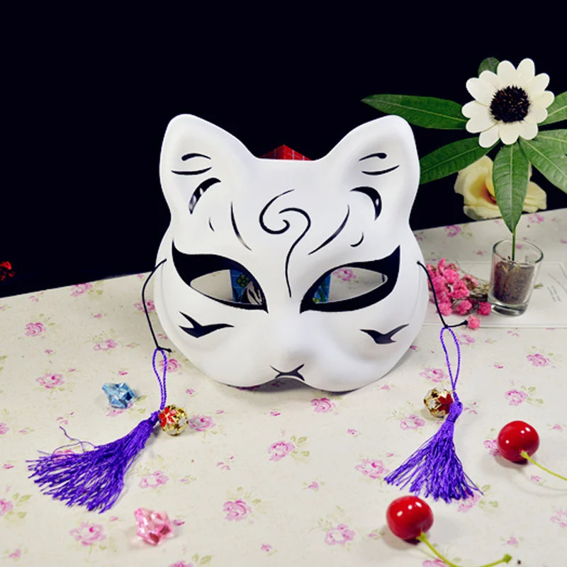 2019 New Japanese Fox Mask Private custom mask Cat Natsume's Book of Friends Fox Half Face Mask Halloween Cosplay Animal Masks
2019 New Japanese Fox Mask Private custom mask Cat Natsume's Book of Friends Fox Half Face Mask Halloween Cosplay Animal Masks