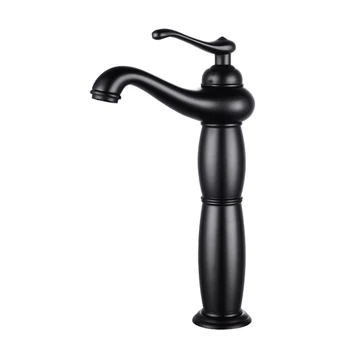 Antique Basin Faucet Brass Oil Rubbed Black Faucet for Kitchen Black Finish Single Handle Hole Deck Mounted Mixer Water Taps
Antique Basin Faucet Brass Oil Rubbed Black Faucet for Kitchen Black Finish Single Handle Hole Deck Mounted Mixer Water Taps