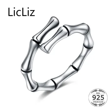 LicLiz Antique 925 Sterling Silver Ring for Women and Men Adjustable Size Bone Bamboo Open Bypass Cuff Ring Vintage Style LR0299
LicLiz Antique 925 Sterling Silver Ring for Women and Men Adjustable Size Bone Bamboo Open Bypass Cuff Ring Vintage Style LR0299