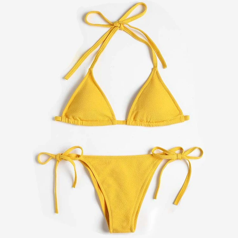 Swimwear Women Bikinis Push up Sexy Maillot de Bain Femme Deux Piece String Bikini 2019 Swimsuit Mujer Yellow Bathing Suit
Swimwear Women Bikinis Push up Sexy Maillot de Bain Femme Deux Piece String Bikini 2019 Swimsuit Mujer Yellow Bathing Suit