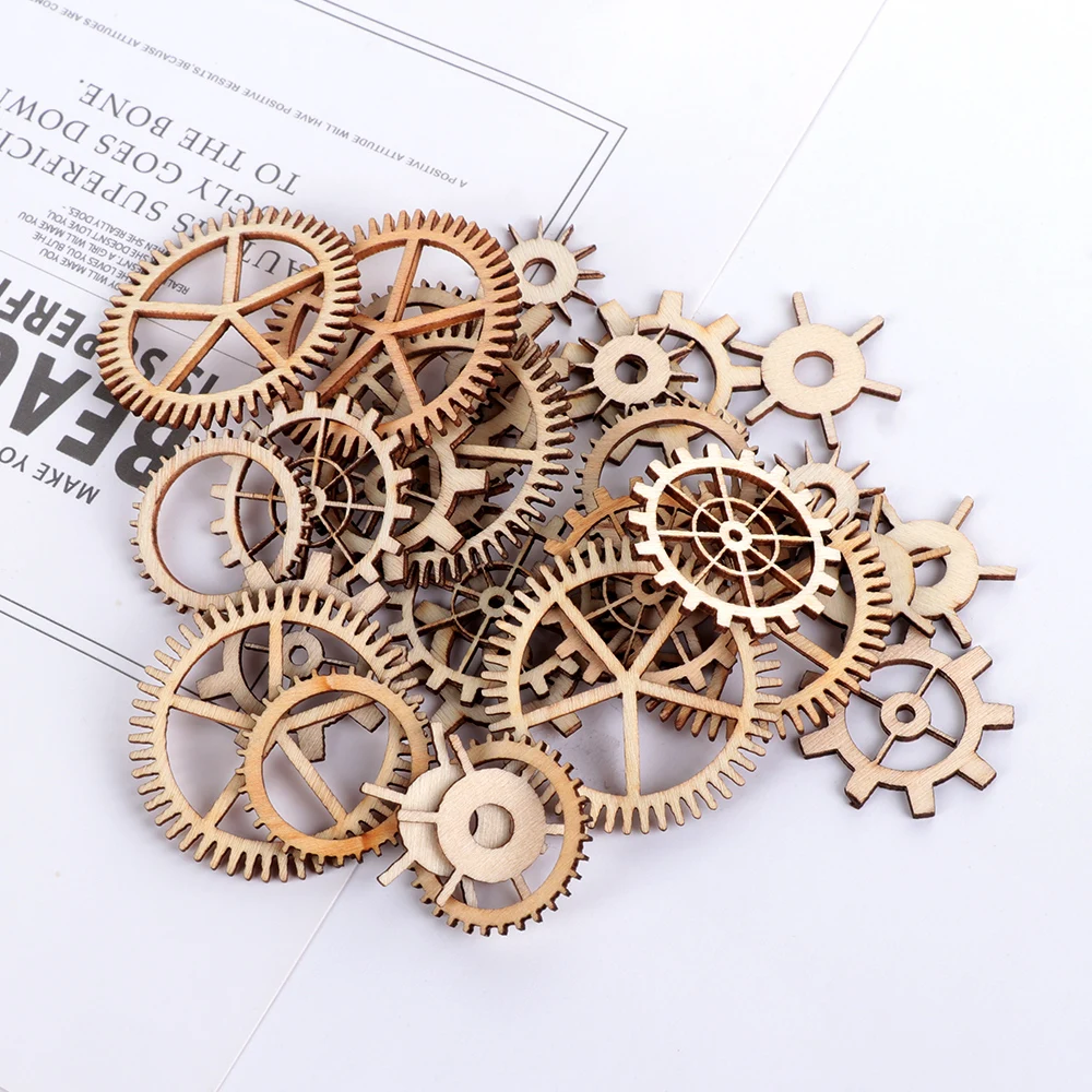 36Pcs/Pack Mixed Round Hollow Wooden Craft Wheel Gear Pattern Scrapbooking Steam Punk Decoration Embellishments Home Party Deocr
36Pcs/Pack Mixed Round Hollow Wooden Craft Wheel Gear Pattern Scrapbooking Steam Punk Decoration Embellishments Home Party Deocr