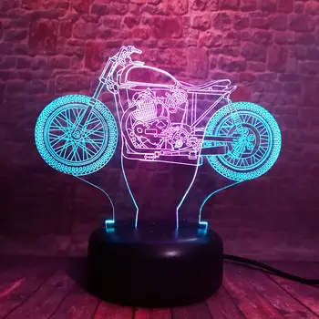 Motorcycle Colorful Model 3D Nightlight LED Mixed Color Light Moto Motorcycler Party Decor Toys
Motorcycle Colorful Model 3D Nightlight LED Mixed Color Light Moto Motorcycler Party Decor Toys