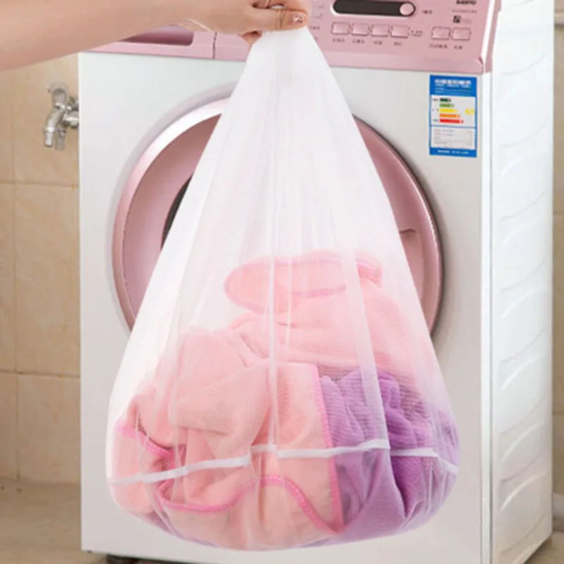 Newly Laundry Net Bag Drawstring Closure Washing Machine Aid Mesh Bags for Shirts Bra Lingerie Underwear
Newly Laundry Net Bag Drawstring Closure Washing Machine Aid Mesh Bags for Shirts Bra Lingerie Underwear