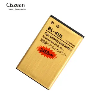 Ciszean 20pcs/lot 2450mAh BL-4UL / BL 4UL / BL4UL Gold Replacement Li-ion Battery For Nokia Asha 225 Asha225 + Tracking Code
Ciszean 20pcs/lot 2450mAh BL-4UL / BL 4UL / BL4UL Gold Replacement Li-ion Battery For Nokia Asha 225 Asha225 + Tracking Code