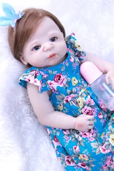 Baby girl born dolls NPK 23" full silicone reborn baby dolls for child gift princess dolls play house toys bonecas
Baby girl born dolls NPK 23" full silicone reborn baby dolls for child gift princess dolls play house toys bonecas