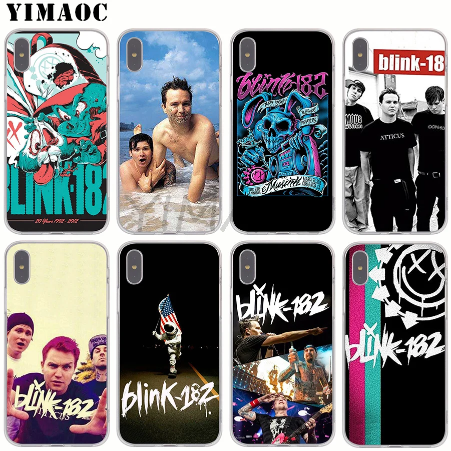 YIMAOC Blink 182 Band Soft Silicone Phone Case for Apple iPhone XS Max XR X 8 7 6S Plus 5S SE TPU Cover
YIMAOC Blink 182 Band Soft Silicone Phone Case for Apple iPhone XS Max XR X 8 7 6S Plus 5S SE TPU Cover
