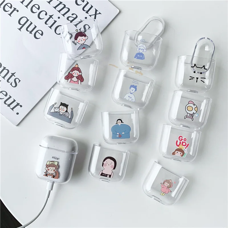 Transparent Plastic Case Earphones for Apple Airpods Bluetooth Wireless Earphone Protective Skin Cartoon Cover Box for Air Pods
Transparent Plastic Case Earphones for Apple Airpods Bluetooth Wireless Earphone Protective Skin Cartoon Cover Box for Air Pods