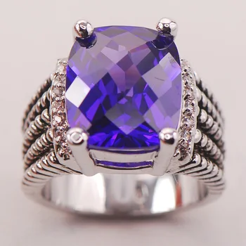 Purple Crystal Zircon Women 925 Sterling Silver Ring F779 Size 6 7 8 9 10
Purple Crystal Zircon Women 925 Sterling Silver Ring F779 Size 6 7 8 9 10