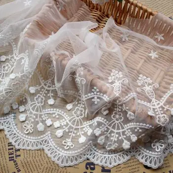 1meters/lot Wide 30CM white single-sided embroidery mesh cotton small flower lace DIY clothing skirt accessories AC698
1meters/lot Wide 30CM white single-sided embroidery mesh cotton small flower lace DIY clothing skirt accessories AC698