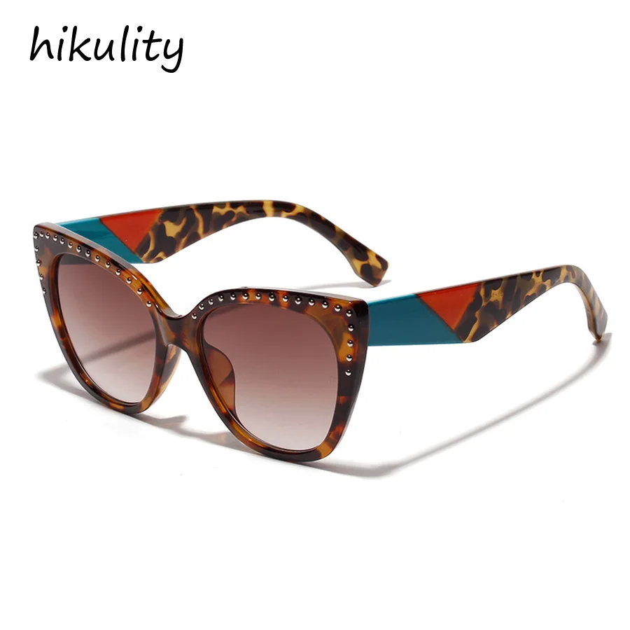 90122a New 2019 Contrast Color Cat Eye Sunglasses Women Brand Designer Gradient Lens Ladies Shades Rivet Sun Glasses Female
90122a New 2019 Contrast Color Cat Eye Sunglasses Women Brand Designer Gradient Lens Ladies Shades Rivet Sun Glasses Female
