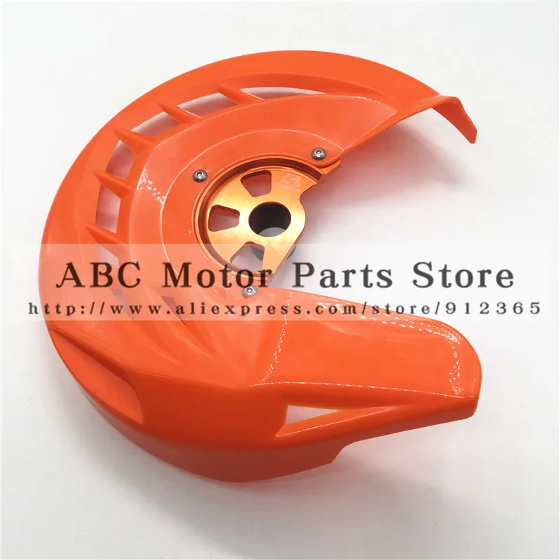 CNC Orange Billet Front Brake Disc Cover Protector for KTM 125-530 EXC/EXC-F 2003-2015 CNC Orange Billet Front Brake Disc Cover Protector for KTM 125-530 EXC/EXC-F 2003-2015<br><br>Aliexpress