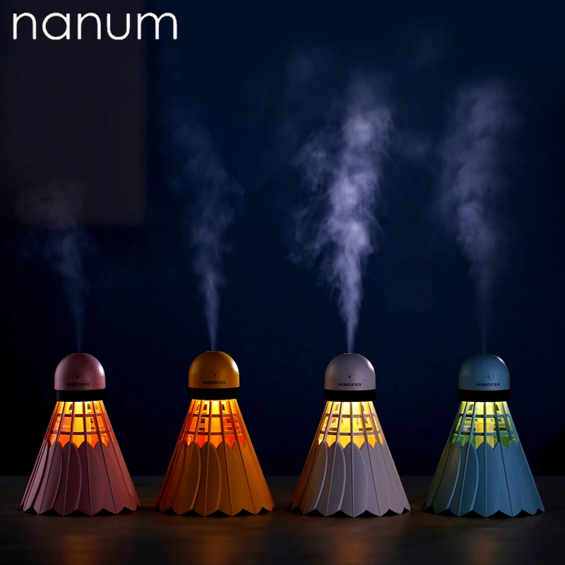 Creative Mini Badminton humidifier Essential Oil Diffuser Aroma Lamp LED Night Light humidifiers USB Fogger Car air freshener
Creative Mini Badminton humidifier Essential Oil Diffuser Aroma Lamp LED Night Light humidifiers USB Fogger Car air freshener