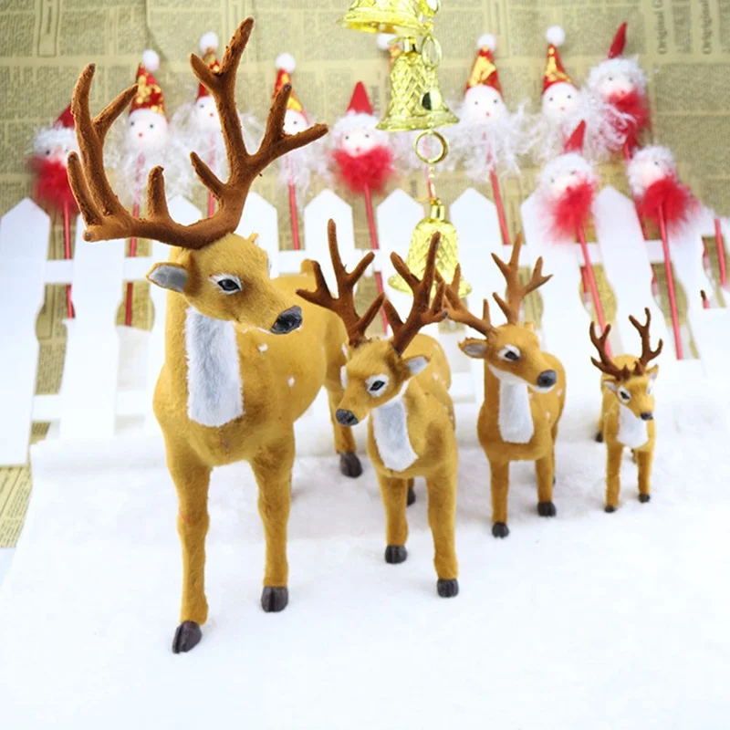 Cute Reindeer Deer Xmas Elk Plush Simulation Doll For Christmas Decor Home Room Doll Good Gift Toys For Children
Cute Reindeer Deer Xmas Elk Plush Simulation Doll For Christmas Decor Home Room Doll Good Gift Toys For Children