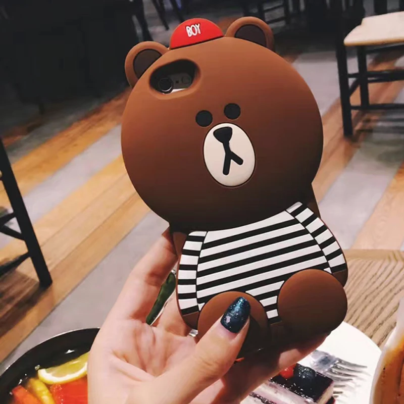 Striped brown bear Case For Samsung Galaxy S6 S7 Edge S8 Plus Silicone Phone Cover
Striped brown bear Case For Samsung Galaxy S6 S7 Edge S8 Plus Silicone Phone Cover