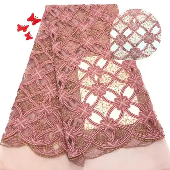 French Velvet Lace Fabric 2019 High Quality Pink Color African Voile Flannel Lace Fraric With Sequins for Nigerian Wedding
French Velvet Lace Fabric 2019 High Quality Pink Color African Voile Flannel Lace Fraric With Sequins for Nigerian Wedding