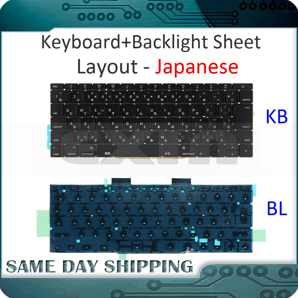 NEW for Macbook Pro Retina 13" A1708 Keyboard JP Japanese Japan with Backlight Backlit EMC 3164 EMC 2974 MLL42 MPXQ2 2016 2017
NEW for Macbook Pro Retina 13" A1708 Keyboard JP Japanese Japan with Backlight Backlit EMC 3164 EMC 2974 MLL42 MPXQ2 2016 2017