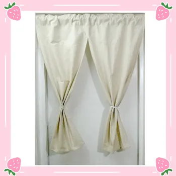 JUYANG. Cotton and linen short curtains. Japanese and Korean style nude color door curtain. DIY painting half curtain.
JUYANG. Cotton and linen short curtains. Japanese and Korean style nude color door curtain. DIY painting half curtain.