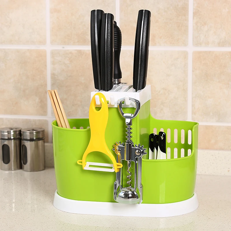 New Kitchen Knife Rack Holder Multifunctional Ceramic Knife Holder Plastic Knife Block Tools High Quality Storage Racks
New Kitchen Knife Rack Holder Multifunctional Ceramic Knife Holder Plastic Knife Block Tools High Quality Storage Racks