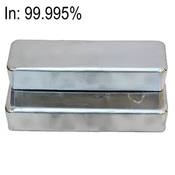 High Purity Indium 4N5 In Grain Ingot 99.995% 4 Research and Development Element Metal Simple Substance CAS#: 7440-74-6
High Purity Indium 4N5 In Grain Ingot 99.995% 4 Research and Development Element Metal Simple Substance CAS#: 7440-74-6