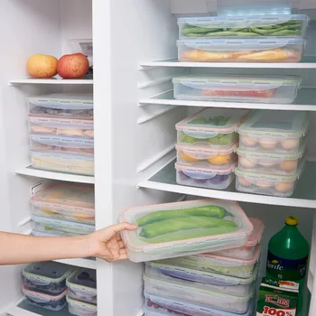 Refrigerator Vegetables Meats Eggs Fresh Storage Box Kitchen Plastic Preservative Grain Tableware Chopsticks Storage Sealed Box
Refrigerator Vegetables Meats Eggs Fresh Storage Box Kitchen Plastic Preservative Grain Tableware Chopsticks Storage Sealed Box