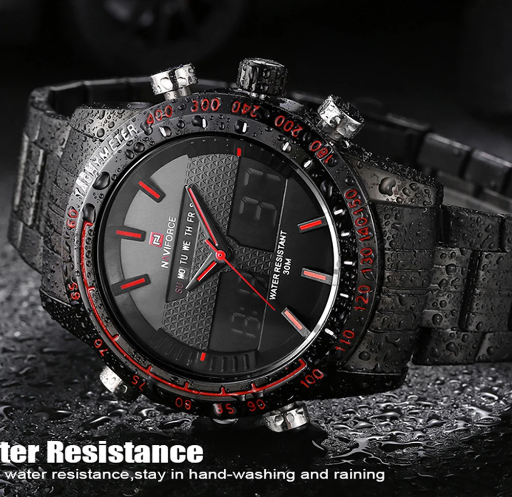 MENS Watches NAVIFORCE relogio masculino Fashion Fancy Luxury Brand Men's Quartz Digital Analog Clock Man Full Steel Wrist Watch
MENS Watches NAVIFORCE relogio masculino Fashion Fancy Luxury Brand Men's Quartz Digital Analog Clock Man Full Steel Wrist Watch
