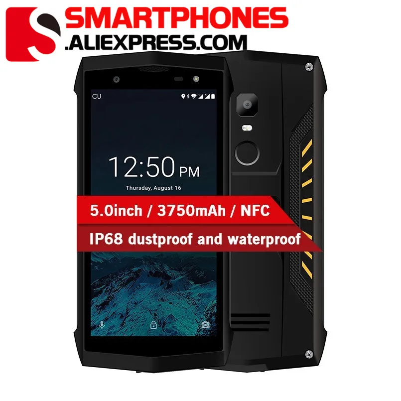 POPTEL P8 Smartphone 5.0 Inch 3750mAh IP68 Dustproof Waterproof 2GB+16GB Face ID NFC 5MP+8MP MTK6739 Touch Android Cell phone | Мобильные