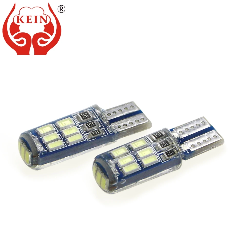 KEIN 4PCS t10 w5w led bulb 4014 15smd Silica auto side weedge reading vehicle signal lamps light car styling 12V 194 168 white
KEIN 4PCS t10 w5w led bulb 4014 15smd Silica auto side weedge reading vehicle signal lamps light car styling 12V 194 168 white