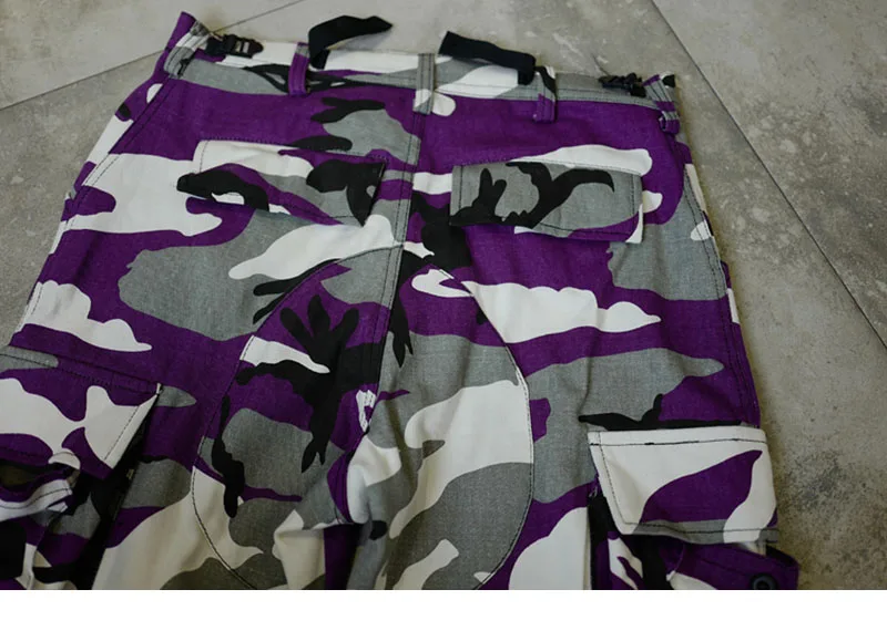 Aolamegs Cargo Pants Men Military Camouflage Hip Hop Pants Baggy Tactical Trouser Multi Color Cotton Fashion Streetwear Joggers (8)