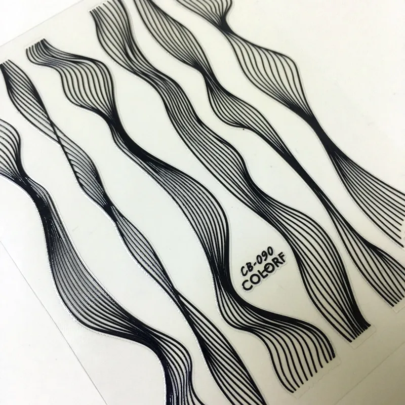 Newest CB sereis CB-090 line 3d nail art sticker nail decal stamping export japan
Newest CB sereis CB-090 line 3d nail art sticker nail decal stamping export japan
