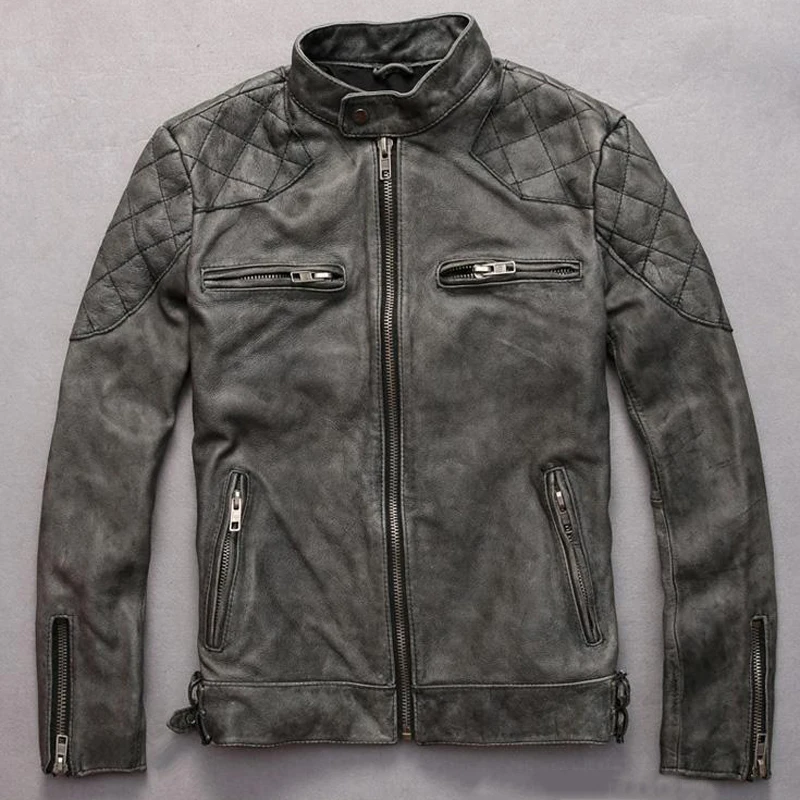 Vintage Mens Genuine Leather Jackets Automotive Real Leather Coats Male Bomber Flight Mens Jacket Cow Leather Streetwear A567
Vintage Mens Genuine Leather Jackets Automotive Real Leather Coats Male Bomber Flight Mens Jacket Cow Leather Streetwear A567