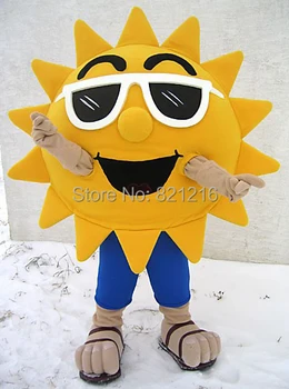Summer Beach Sunshine Cool Joyful Sunglasses Sun Mascot Costume Custom Cartoon Character Mascotte Suit Kit
Summer Beach Sunshine Cool Joyful Sunglasses Sun Mascot Costume Custom Cartoon Character Mascotte Suit Kit
