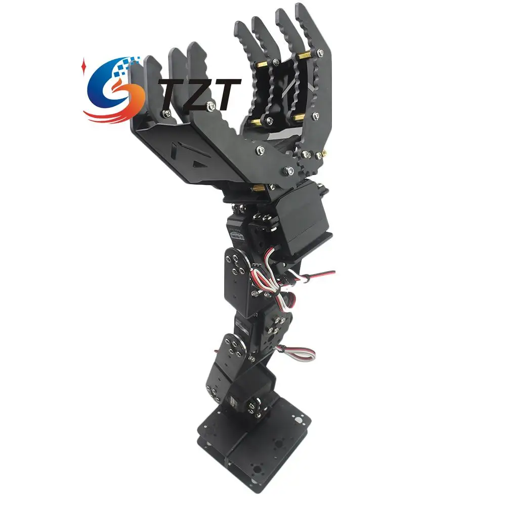 6DOF Robot Mechanical Arm Hand Clamp Claw Manipulator w/ Digital Servo for Arduino DIY
6DOF Robot Mechanical Arm Hand Clamp Claw Manipulator w/ Digital Servo for Arduino DIY