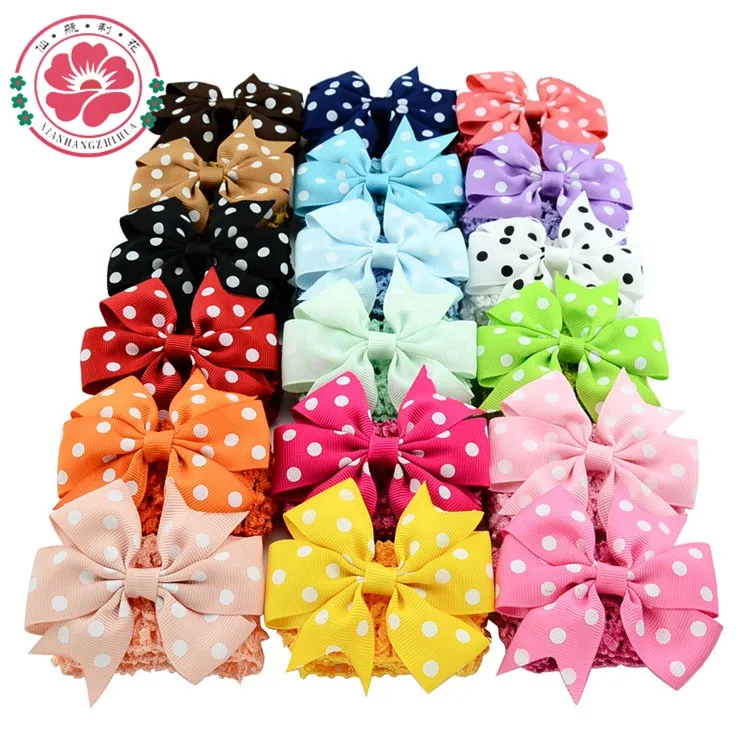 18pcs/lot Double Usage Detachable Elastic Girls Bowknot Headbands Polka Dots Bows Clip Turban Hair Accessories 593
18pcs/lot Double Usage Detachable Elastic Girls Bowknot Headbands Polka Dots Bows Clip Turban Hair Accessories 593