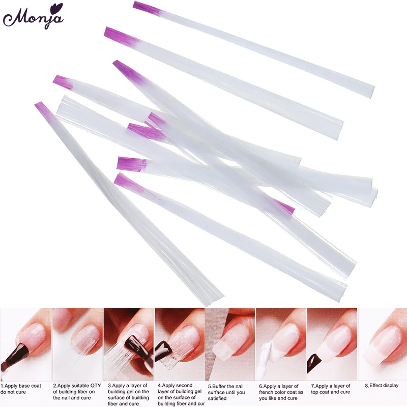 Monja 10 Pcs/pack Nail Art Acrylic UV Gel Tips Fiberglass Silk Building Extension Builder Form Guide Stencil Manicure Tools
Monja 10 Pcs/pack Nail Art Acrylic UV Gel Tips Fiberglass Silk Building Extension Builder Form Guide Stencil Manicure Tools