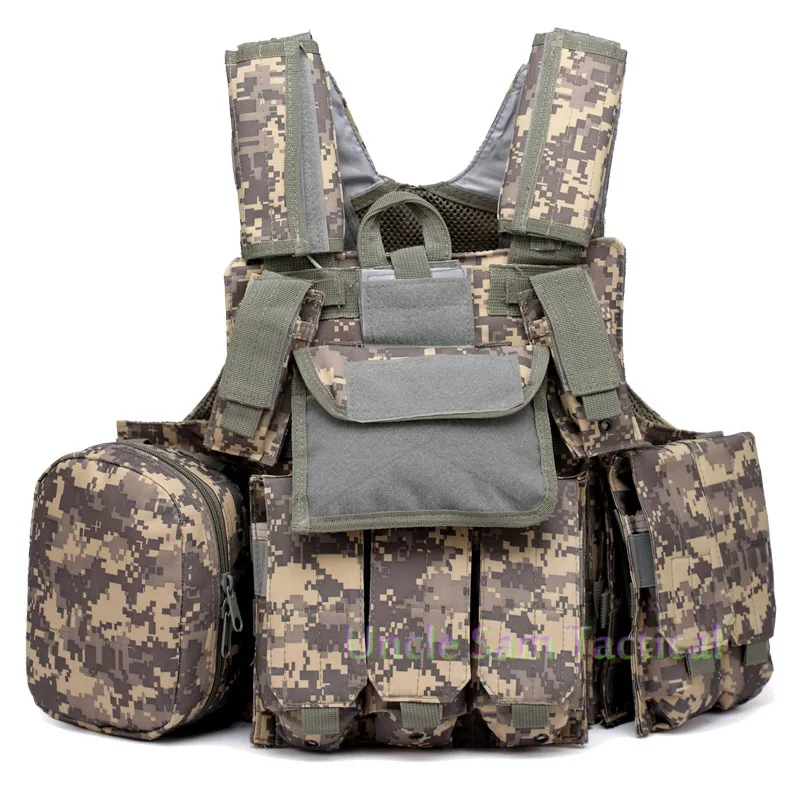 Molle CIRAS Tactical Vest Airsoft Paintball Hunting Vest W/Magazine Pouch & Utility Bag Armor Carrier Vest Body Armor Harness
Molle CIRAS Tactical Vest Airsoft Paintball Hunting Vest W/Magazine Pouch & Utility Bag Armor Carrier Vest Body Armor Harness