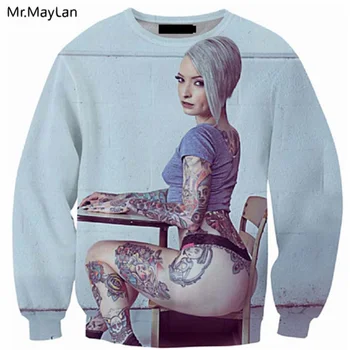 Fashion 3D Sweatshirts Men's Tattoos Beauty 3D Print Hip hop Crew Neck Fashion Tops Jumper Unisex Pullovers Outfits Streetwear
Fashion 3D Sweatshirts Men's Tattoos Beauty 3D Print Hip hop Crew Neck Fashion Tops Jumper Unisex Pullovers Outfits Streetwear