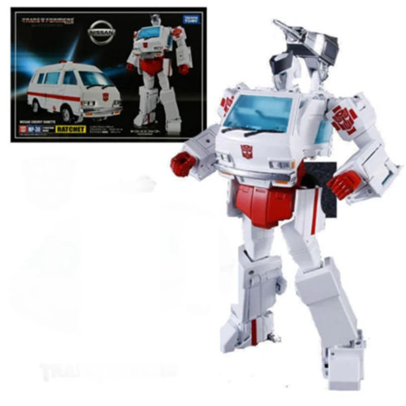 Transformation Robot MasterPiece MP 30 Ratchet Nissan Cherry Vanette Figure Toy Brinquedos Figurals Collection Model Gift
Transformation Robot MasterPiece MP 30 Ratchet Nissan Cherry Vanette Figure Toy Brinquedos Figurals Collection Model Gift
