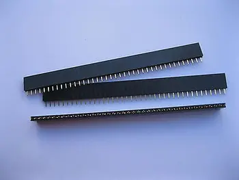 10 pcs Gold Plated 2.54mm Pin Header 1x40 40pin Female Sockets Single Row Strip 
10 pcs Gold Plated 2.54mm Pin Header 1x40 40pin Female Sockets Single Row Strip