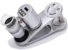 Universal Mobile Phone Microscope Macro Lens 60X Optical Zoom Magnifier Micro Camera Clip LED Lenses For iPhone SE 5S 6S Plus