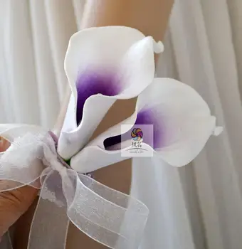 2020 Brand New 5Pcs/Lot Wedding Party Prom Mother Bridesmaid Bride Hand Wrist Flower Women Corsage Calla Lily Flower Hand Made
2020 Brand New 5Pcs/Lot Wedding Party Prom Mother Bridesmaid Bride Hand Wrist Flower Women Corsage Calla Lily Flower Hand Made