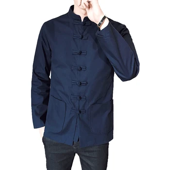 Chinese Retro Style Long-sleeved Jacket men Slim Elegant mens Jackets and coats Size S-5XL men jacket 
Chinese Retro Style Long-sleeved Jacket men Slim Elegant mens Jackets and coats Size S-5XL men jacket