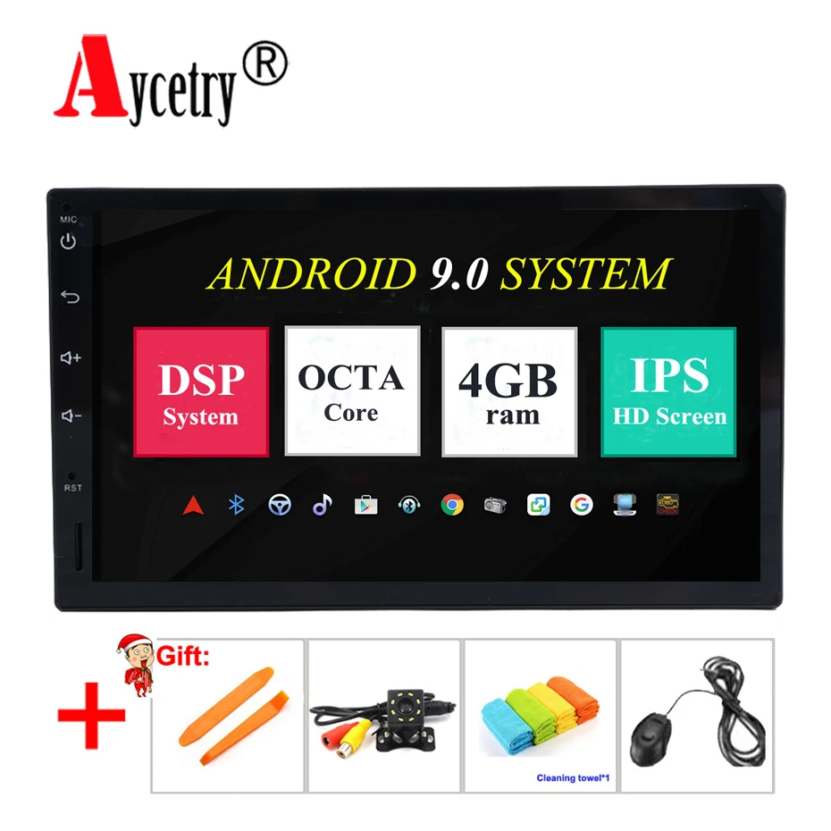 DSP IPS 4G 64G Android 9.0 2 Din Universal Car Radio PC multimedia player Video GPS Head unit In dash for NISSAN/VW/TOYOTA OBD2
DSP IPS 4G 64G Android 9.0 2 Din Universal Car Radio PC multimedia player Video GPS Head unit In dash for NISSAN/VW/TOYOTA OBD2