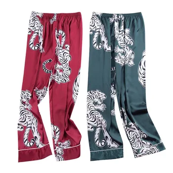 2019 Men Simulation Silk Satin Pajama pants Lingerie Print Long Sleep Pants Nightwear Sleepwear Pant pijama mujer algodon verano
2019 Men Simulation Silk Satin Pajama pants Lingerie Print Long Sleep Pants Nightwear Sleepwear Pant pijama mujer algodon verano